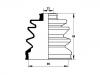 Faltenbalg, Antriebswelle CV Boot:39241-Q9026
