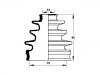 Faltenbalg, Antriebswelle CV Boot:J2862000