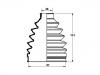 Faltenbalg, Antriebswelle CV Boot:04438-02101