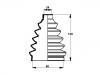 Faltenbalg, Antriebswelle CV Boot:04438-02081