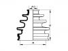 Faltenbalg, Antriebswelle CV Boot:J2862028