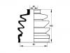 Faltenbalg, Antriebswelle CV Boot:G033-22-530