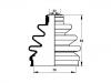 Faltenbalg, Antriebswelle CV Boot:F037-22-530