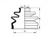 Faltenbalg, Antriebswelle CV Boot:FA50-22-530