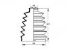 Faltenbalg, Antriebswelle CV Boot:GD19-22-530