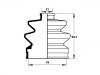 Faltenbalg, Antriebswelle CV Boot:44333-SA2-310