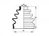 Faltenbalg, Antriebswelle CV Boot:44333-SB2-981