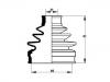 Faltenbalg, Antriebswelle CV Boot:44118-54G00