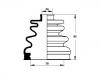 Faltenbalg, Antriebswelle CV Boot:49508-39800