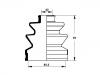 Faltenbalg, Antriebswelle CV Boot:49506-29A00