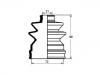 Faltenbalg, Antriebswelle CV Boot:39741-02A88