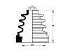 Coupelle, arbre de commande CV Boot:39741-AV325