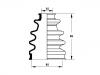 Coupelle, arbre de commande CV Boot:04438-33011