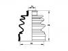 Coupelle, arbre de commande CV Boot:F006-22-540B