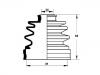 Coupelle, arbre de commande CV Boot:GF09-22-540