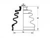 Coupelle, arbre de commande CV Boot:GD36-22-540