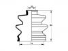 Faltenbalg, Antriebswelle CV Boot:44315-SB2-961