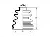Faltenbalg, Antriebswelle CV Boot:44017-S04-020