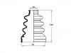 Faltenbalg, Antriebswelle CV Boot:28023-AA030