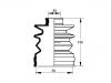 Faltenbalg, Antriebswelle CV Boot:72322-2043
