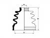 Faltenbalg, Antriebswelle CV Boot:28423-FE000