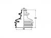 Faltenbalg, Antriebswelle CV Boot:3293.91
