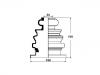 Faltenbalg, Antriebswelle CV Boot:443 498 201 A