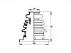 Faltenbalg, Antriebswelle CV Boot:535 498 202